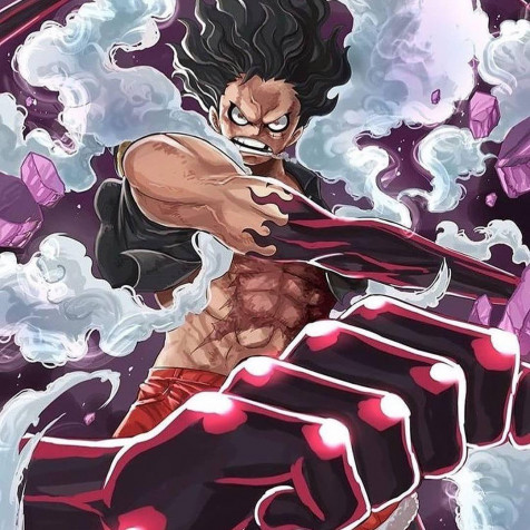 Luffy Gear 4 Snakeman Phone Background Image 1080x1080px