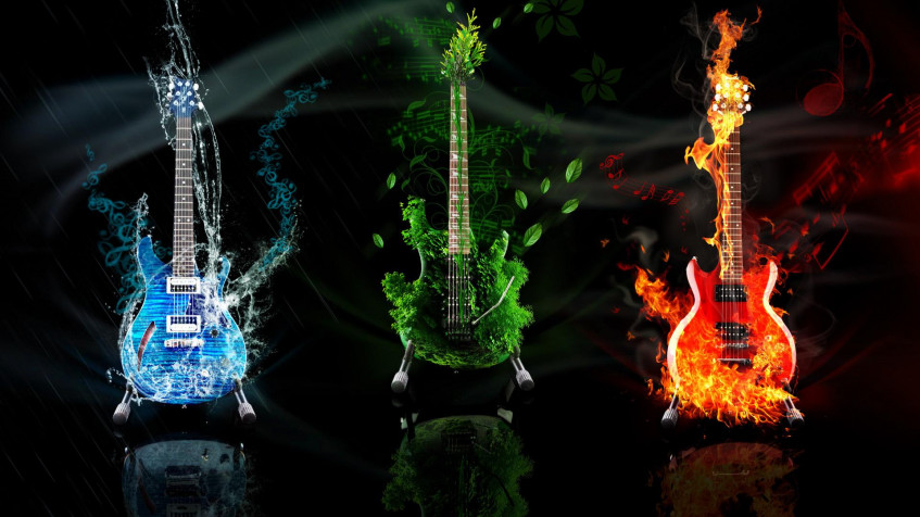 Guitar Full HD 1080p Wallpaper 1920x1080px