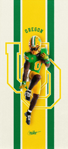 Oregon Ducks Wallpaper for iPhone 946x2048px