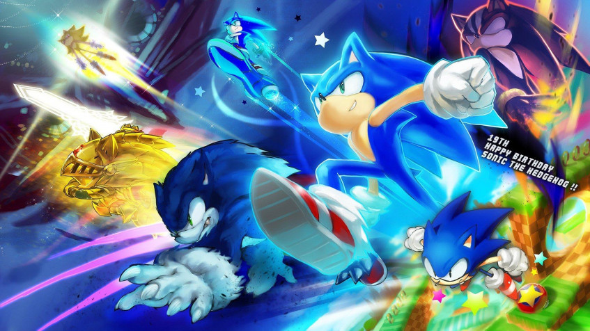 Sonic Full HD 1080p Wallpaper 1920x1080px