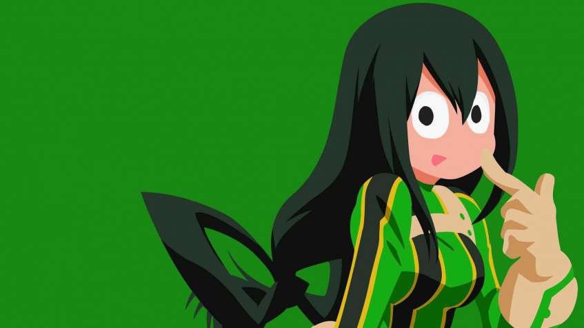 Tsuyu Asui Full HD 1080p Wallpaper 1920x1080px