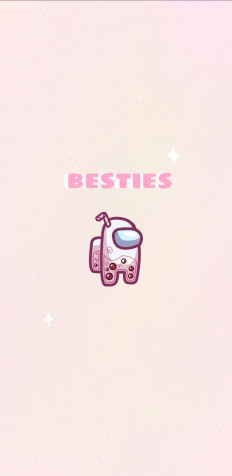 Bestie Phone Wallpaper 736x1505px