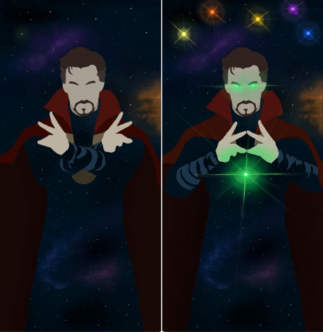 Dr Strange Phone HD Background 2880x2960px