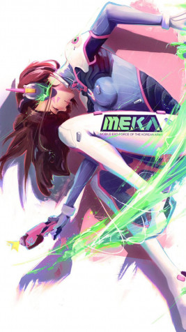 Dva Overwatch Wallpaper for iPhone 1080x1920px