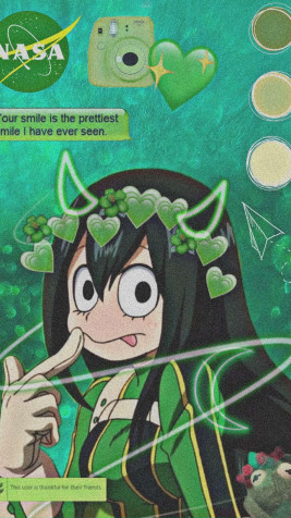 Tsuyu Asui Phone HD Background 1080x1920px