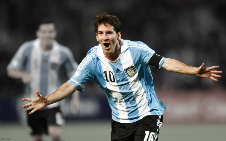 Messi Argentina Laptop Background 1680x1050px