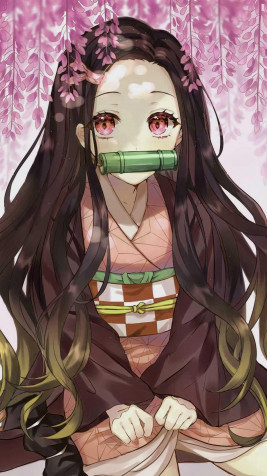 Nezuko Phone Wallpaper 1080x1920px