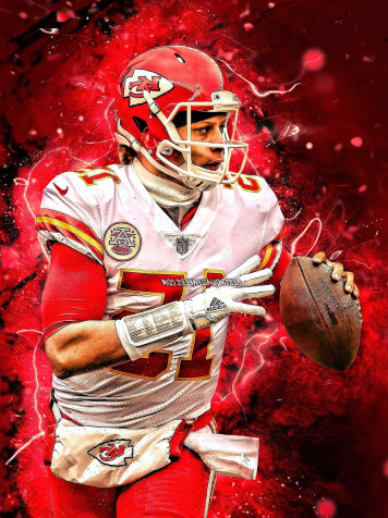 Patrick Mahomes Mobile Background 1795x2400px