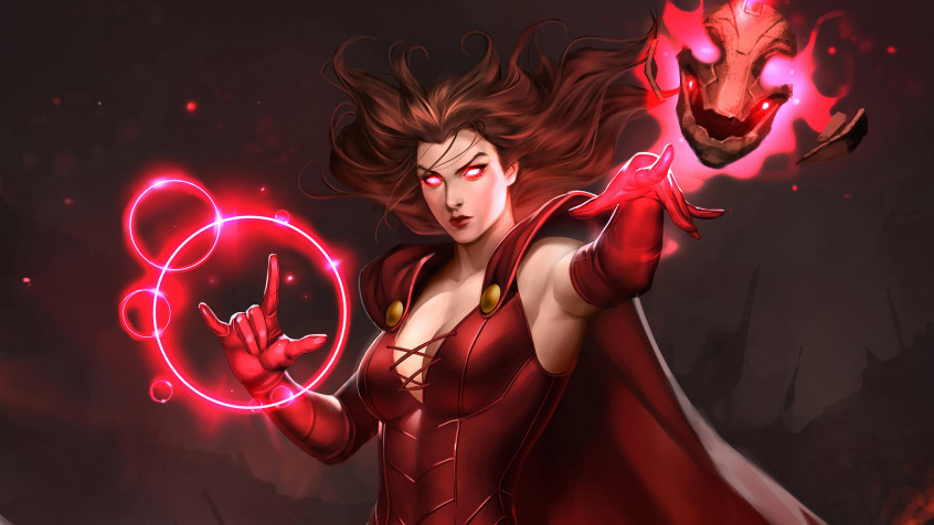 Scarlet Witch 4k UHD Wallpaper 3840x2160px