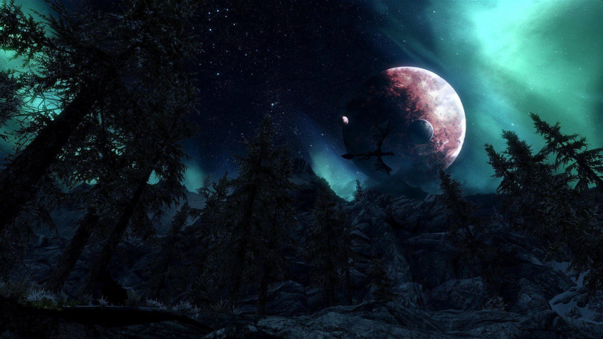 Skyrim Full HD 1080p Wallpaper 1920x1080px