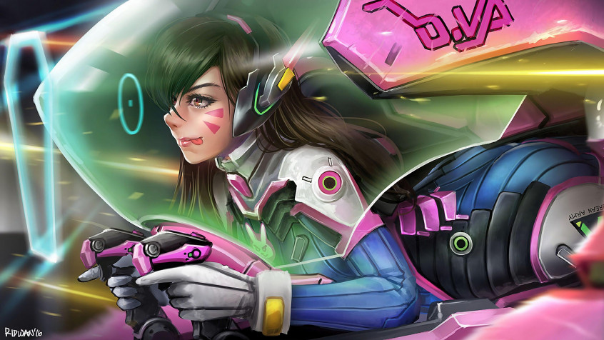 Dva Overwatch 4k UHD Wallpaper 3840x2160px