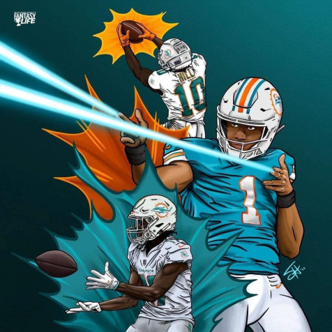 Miami Dolphins Phone Background Image 1200x1200px