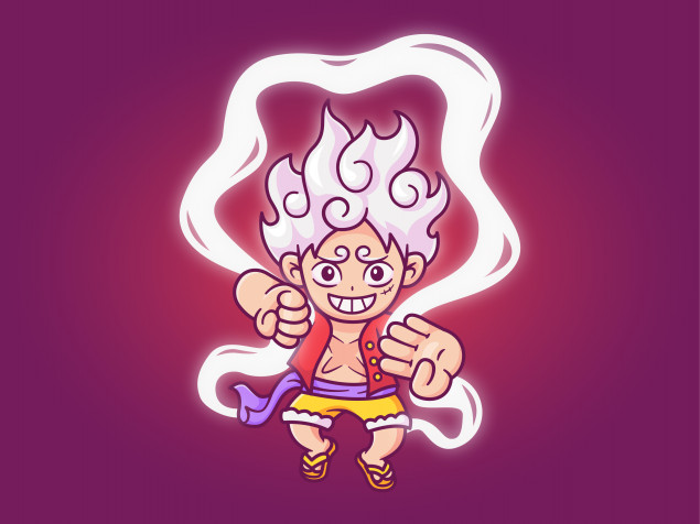 Gear 5 One Piece 3 HD Background 3334x2500px