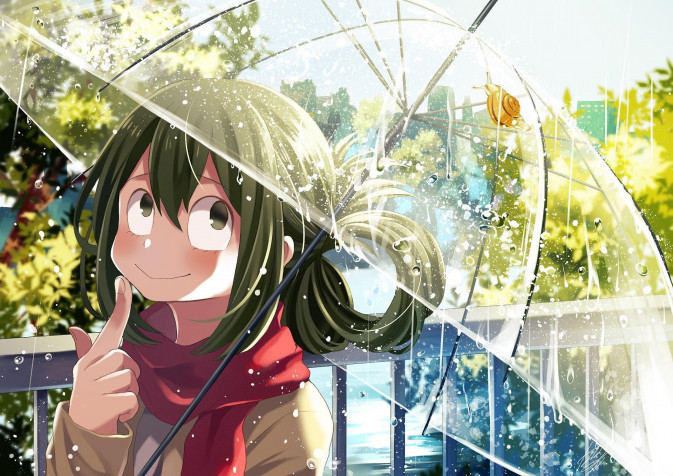 Tsuyu Asui Background Image 1920x1357px