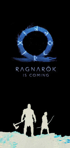 God Of War Ragnarok iPhone Background 1080x2280px