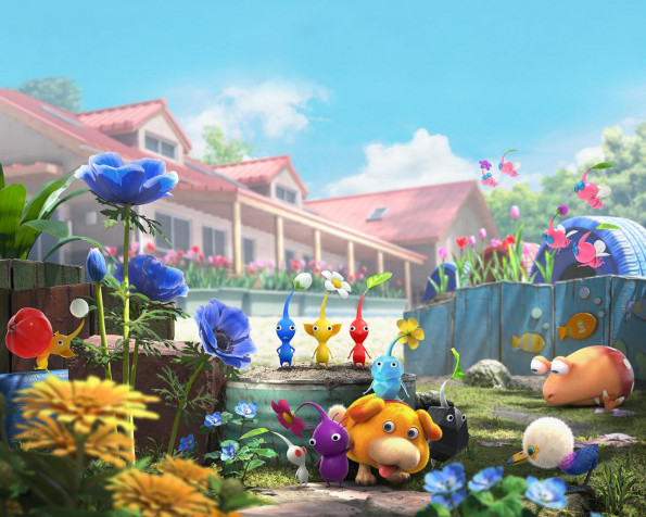 Pikmin Desktop HD Background 1280x1024px