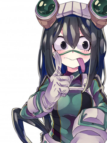 Tsuyu Asui Phone Background Image 1500x2000px