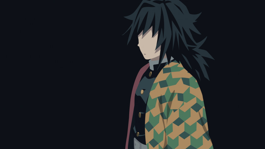 Giyuu Tomioka Full HD 1080p Wallpaper 1920x1080px