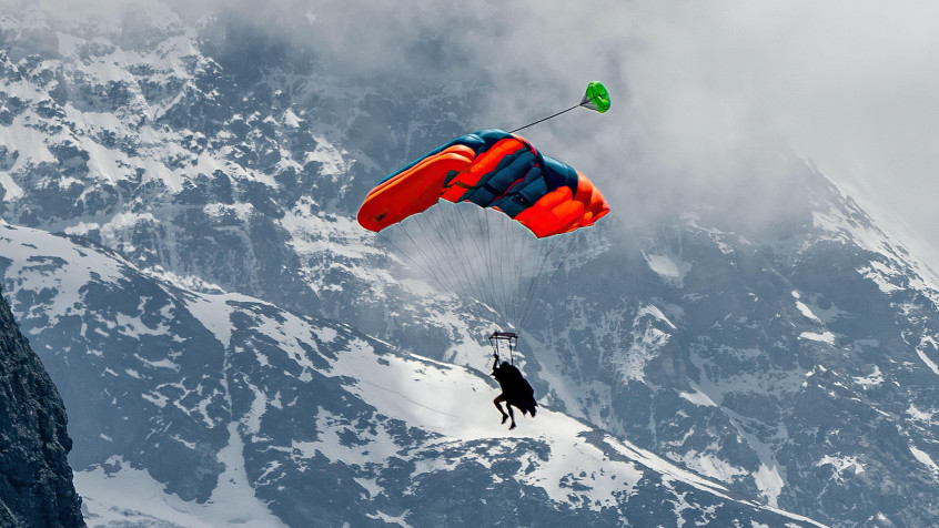 Paragliding 4k UHD Wallpaper 3840x2160px