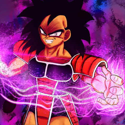 Raditz Mobile Background 2048x2048px