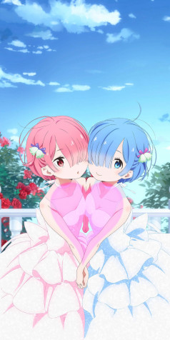 Rem Phone HD Background 1660x3320px