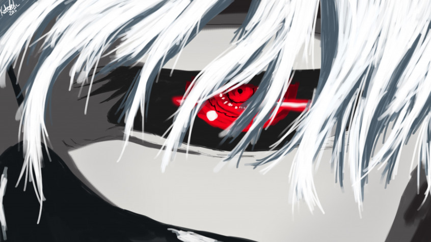 Ken Kaneki Laptop Background 5000x2813px