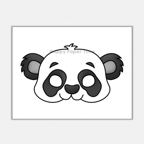 Panda Mask Wallpaper for Mobile 1200x1200px