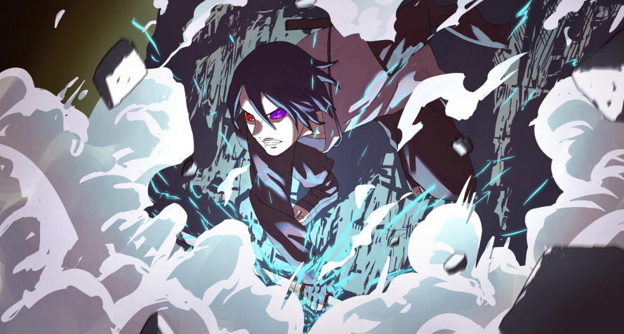 Sasuke Uchiha Laptop Background 4093x2192px