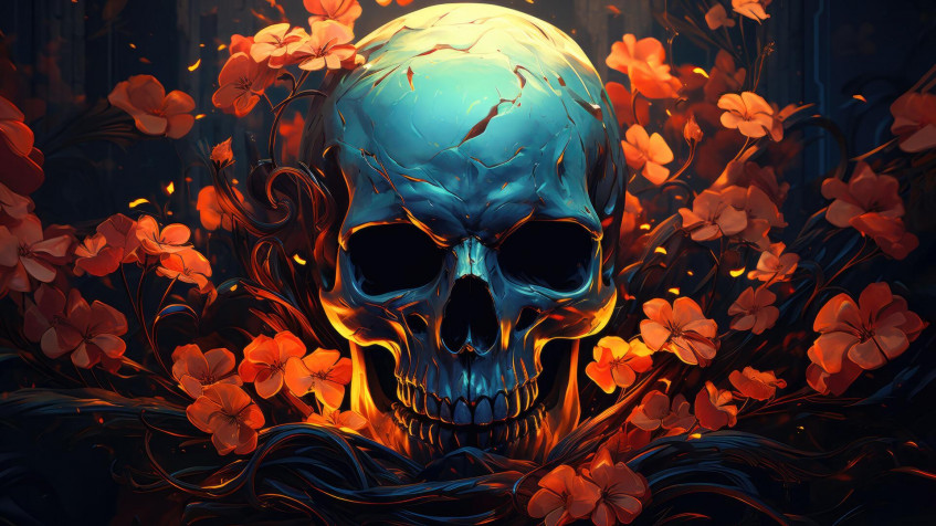 Skull Pc Full HD 1080p Wallpaper 1920x1080px