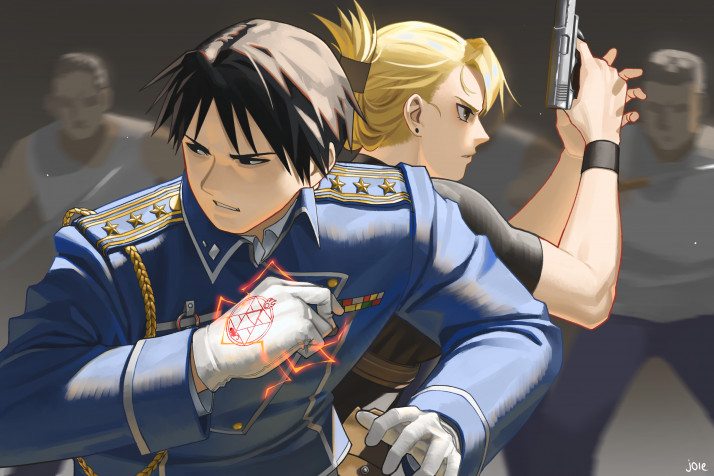 Riza Hawkeye Background Image 3350x2232px