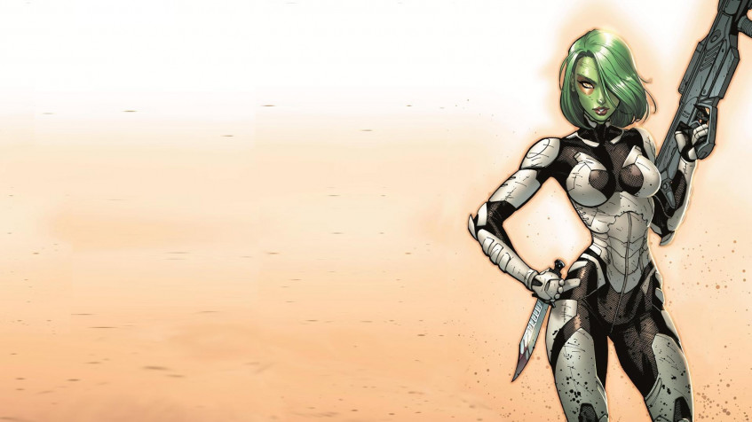 Gamora Full HD 1080p Wallpaper 1920x1080px