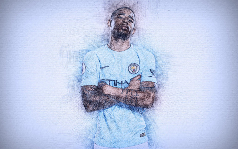 Gabriel Jesus Widescreen HD Wallpaper 1920x1200px