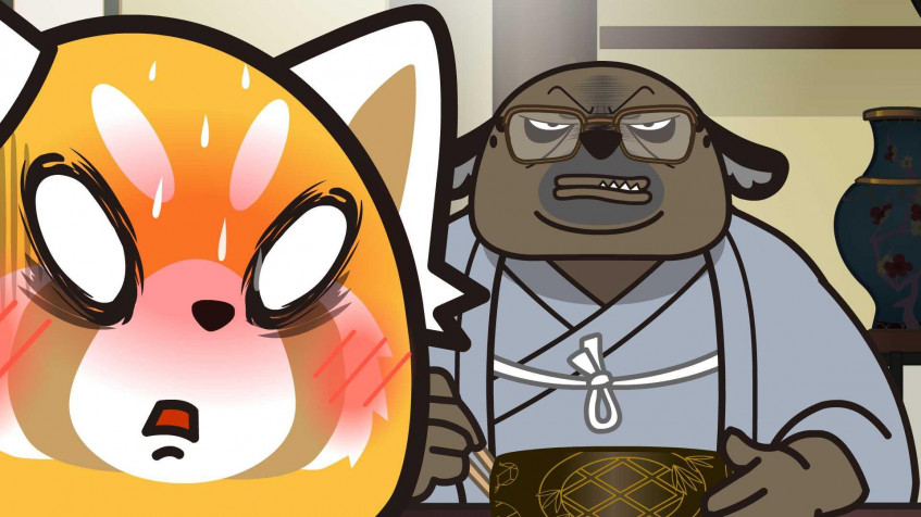 Title Aggretsuko Full HD 1080p Wallpaper 1920x1080px