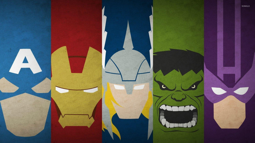 Cute Avengers Full HD 1080p Wallpaper 1920x1080px