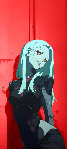 Rebecca Cyberpunk Android Wallpaper Image 2250x5000px