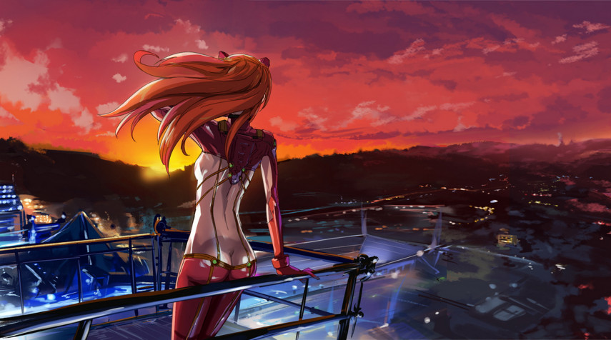 Neon Genesis Evangelion Desktop HD Wallpaper 2155x1200px