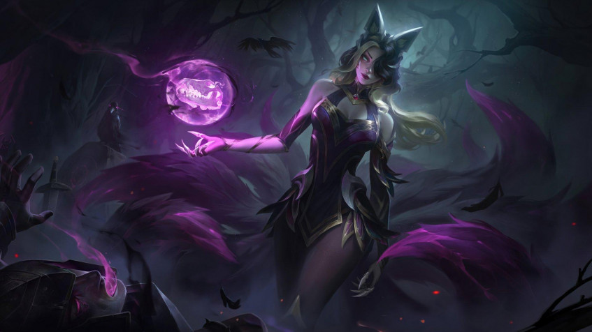 Ahri League Of Legends Full HD 1080p Wallpaper 1920x1080px