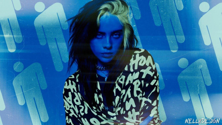 Billie Eilish Desktop Wallpaper 1600x900px