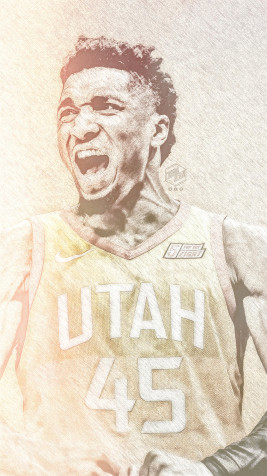 Donovan Mitchell Wallpaper 1024x1821px