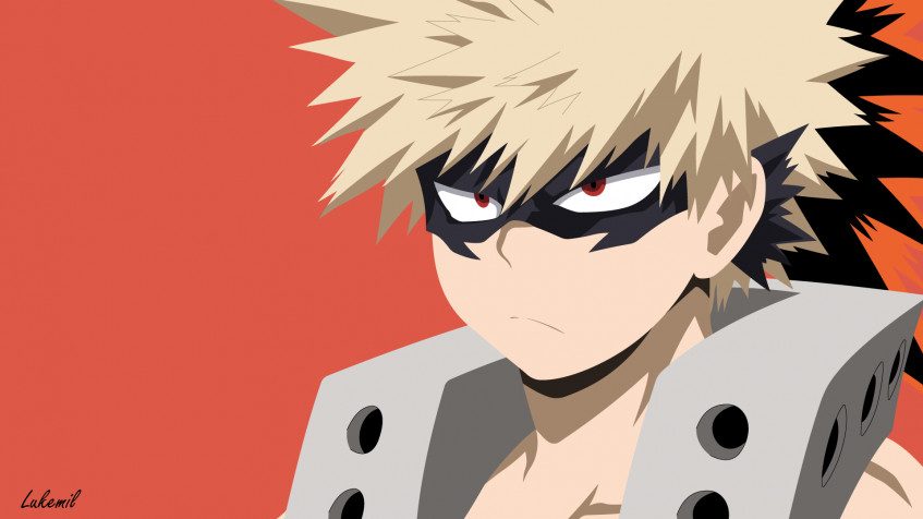 Katsuki Bakugo Full HD 1080p Wallpaper 1920x1080px