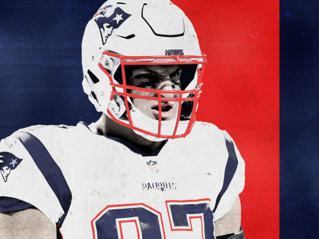 Rob Gronkowski HD Background 1400x1050px