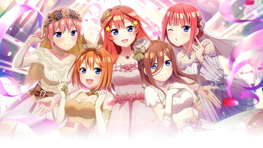 The Quintessential Quintuplets Desktop Background 5344x3008px