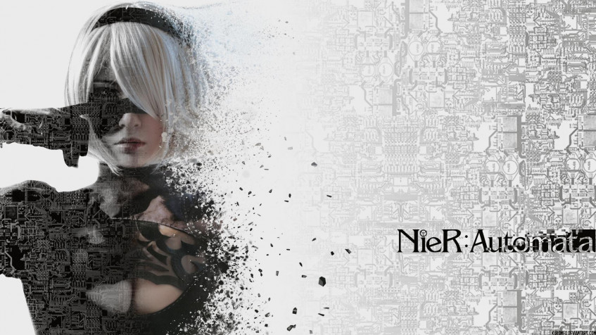 Nier Automata Full HD 1080p Wallpaper 1920x1080px