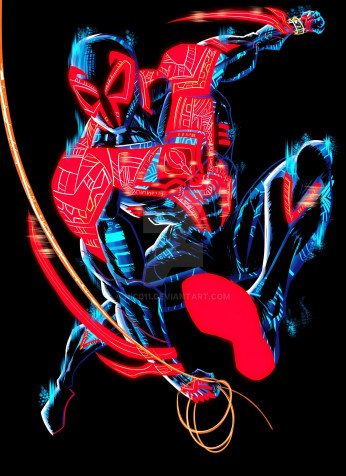 Dope Spider Man Mobile Background 1600x2201px