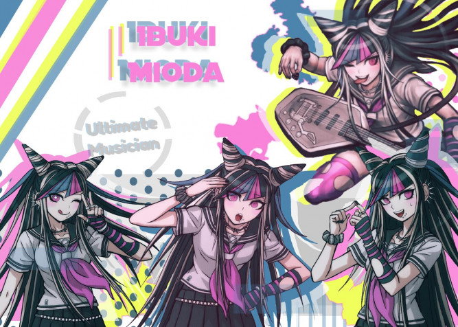 Ibuki Mioda Wallpaper Image 1400x1000px