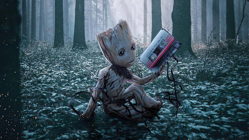 Groot Full HD 1080p Wallpaper 1920x1080px