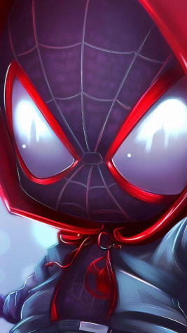 Chibi Spider Man 4k Phone Wallpaper 2160x3840px