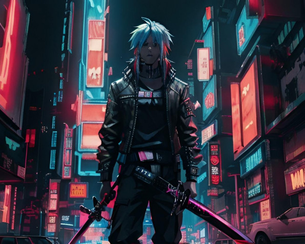 Cyberpunk Boy HD Wallpaper 1280x1024px