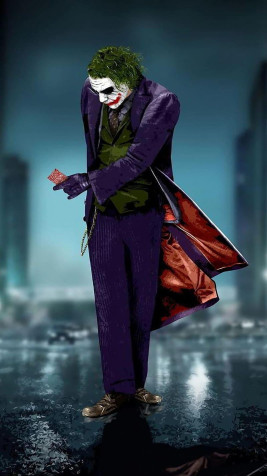 Joker Attitude iPhone Background Image 800x1422px