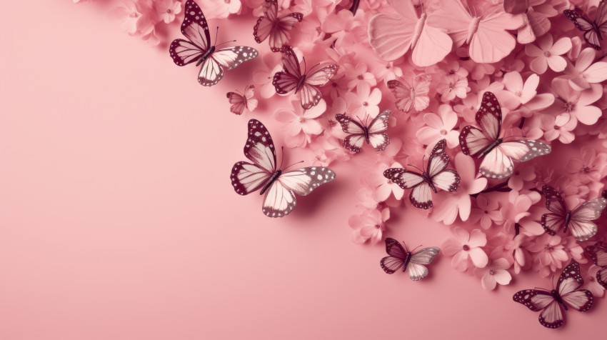 Butterflies Laptop Background 2184x1224px